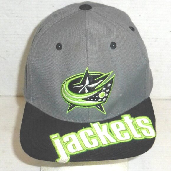 Zephyr Columbus Blue Jackets Wool/Acrylic Snapback Adjustable Hat w/Flaws READ - Picture 1 of 9